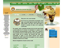 Tablet Screenshot of dolci-ricette.com
